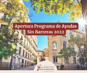 Lee más sobre el artículo ABIERTA LA CONVOCATORIA DE AYUDAS ‘SIN BARRERAS’ PARA LA MEJORA DE LA ACCESIBILIDAD DE LOS EDIFICIOS DE VIVIENDAS